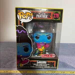 Funko Black Panther Shuri Figure with Blue and Pink Accents